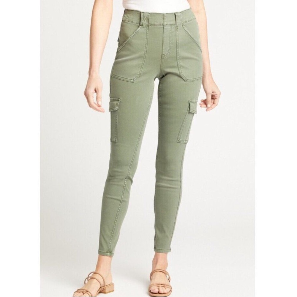 Spanx Stretch Twill Ankle Cargo Jogger Pants